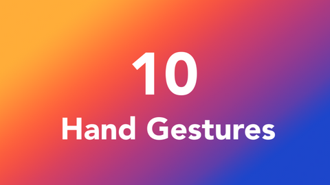 10 Hand Gestures in After Effects and Green Screen Video