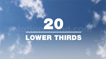 Twenty Lower Thirds