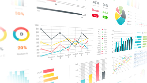 After Effects Graph Chart and Pie Chart Animation Background