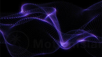 Abstract Particles Background Loop
