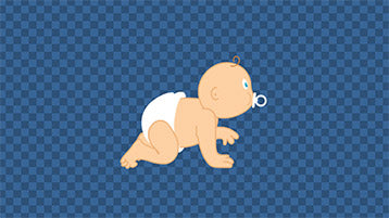 Crawling Baby Animation