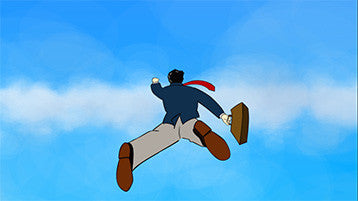 Business Man Fly through cloud | After Effects Project