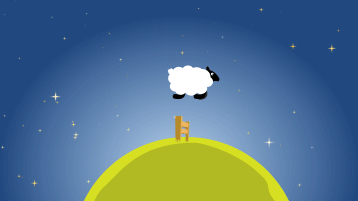 Cute Sheep jumping over fence - After Effects Animation