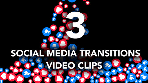3 Social Media Icons Transitions