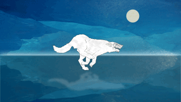 Wolf Run Cycle Animation