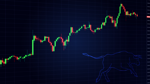 Bull Stock Market Animation