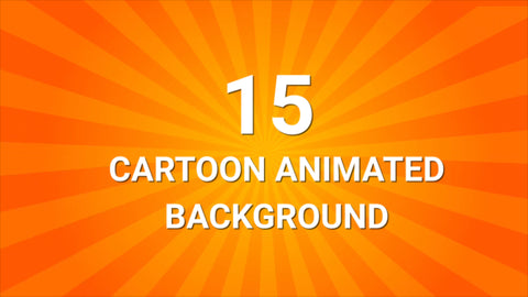 15 Cartoon Animated Background Video and After Effects Template