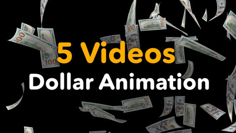 Animated Dollar Bill Flying