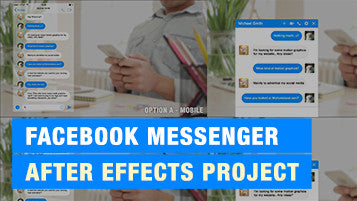 Text Message Facebook Animation Conversation - After Effects Template