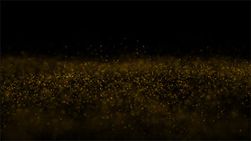 Golden Particles Background Flying