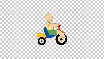 Kid Tricycle Animation