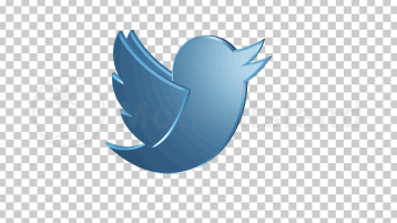 Twitter 3D Bird Logo Animation